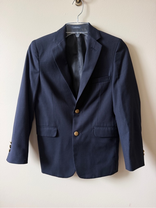 Chaps Other - Chaps Boys Navy Blue Blazer Size 12 Regular Single Vent